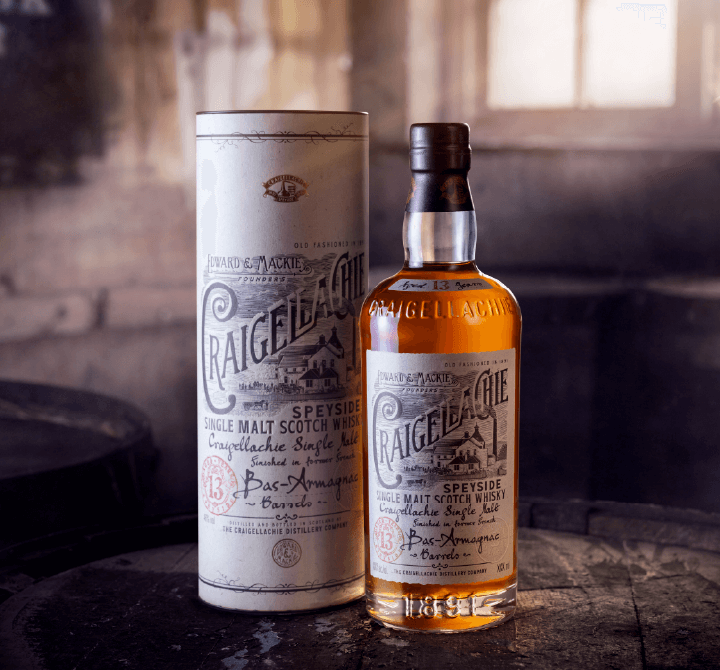 Craigellachie 13 ans Bas Armagnac Finish Speyside Single Malt Scotch Whisky, 46%, 70 cl