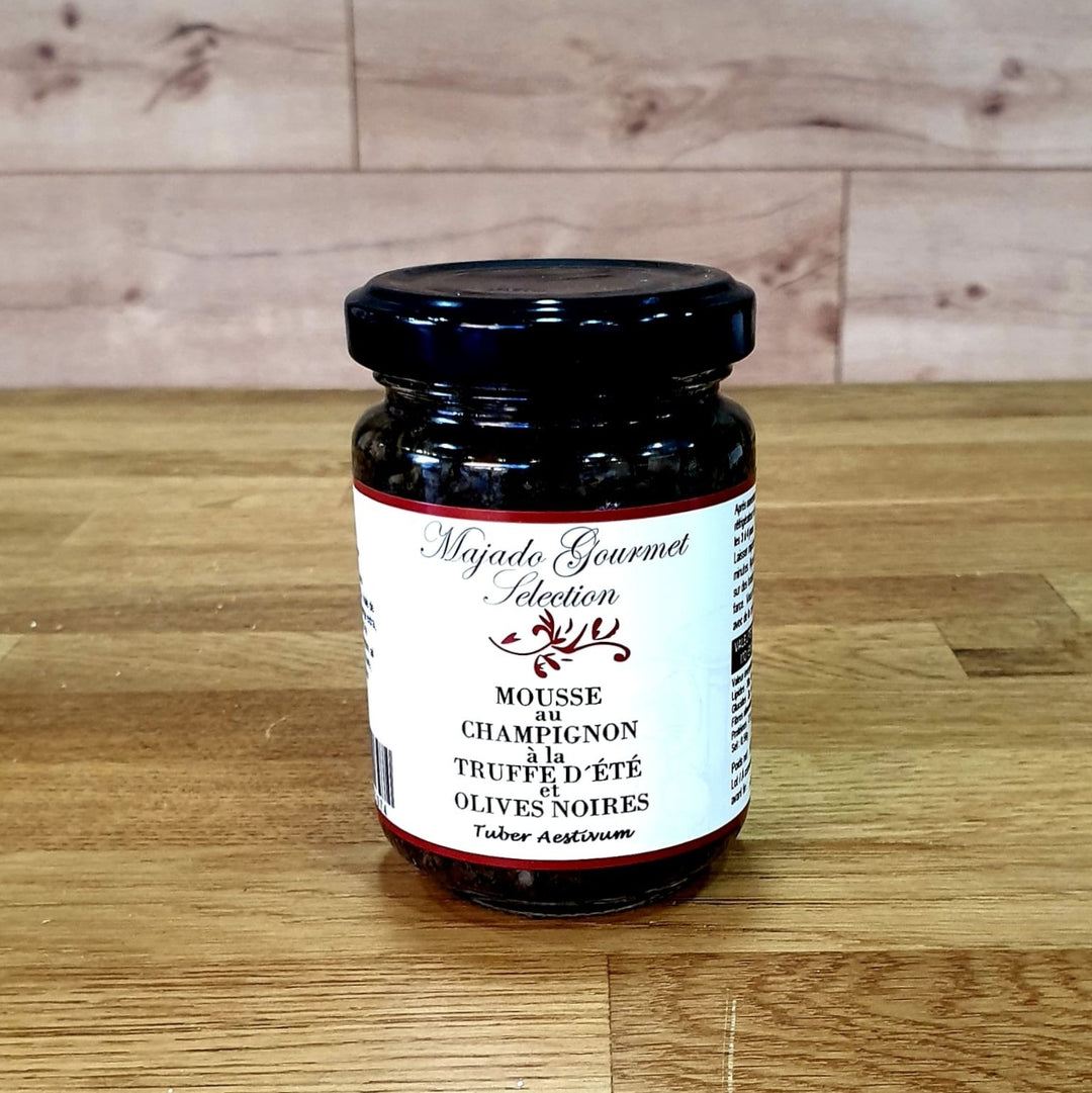 Mousse au champignon à la truffe d’été et olives noires, 125 gr