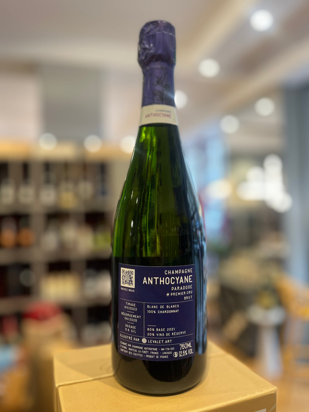 Champagne Anthocyane Paradoxe Blanc de Blancs Premier Cru, 75 cl