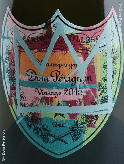 Dom Perignon Blanc 2015 edition Jean-Michel Basquiat