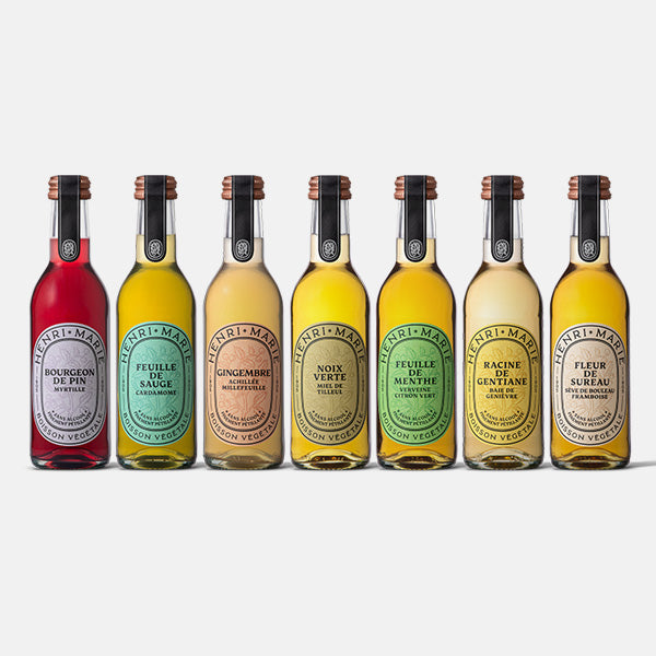 Henri Marie Gingembre et Achillée Millefeuille, pétillant naturel sans alcool, BIO, 25 cl