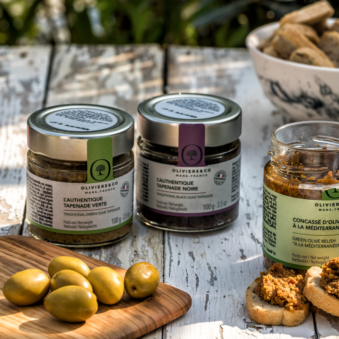 Oliviers & Co Tapenade d'Olives Noires et Vertes 100 gr