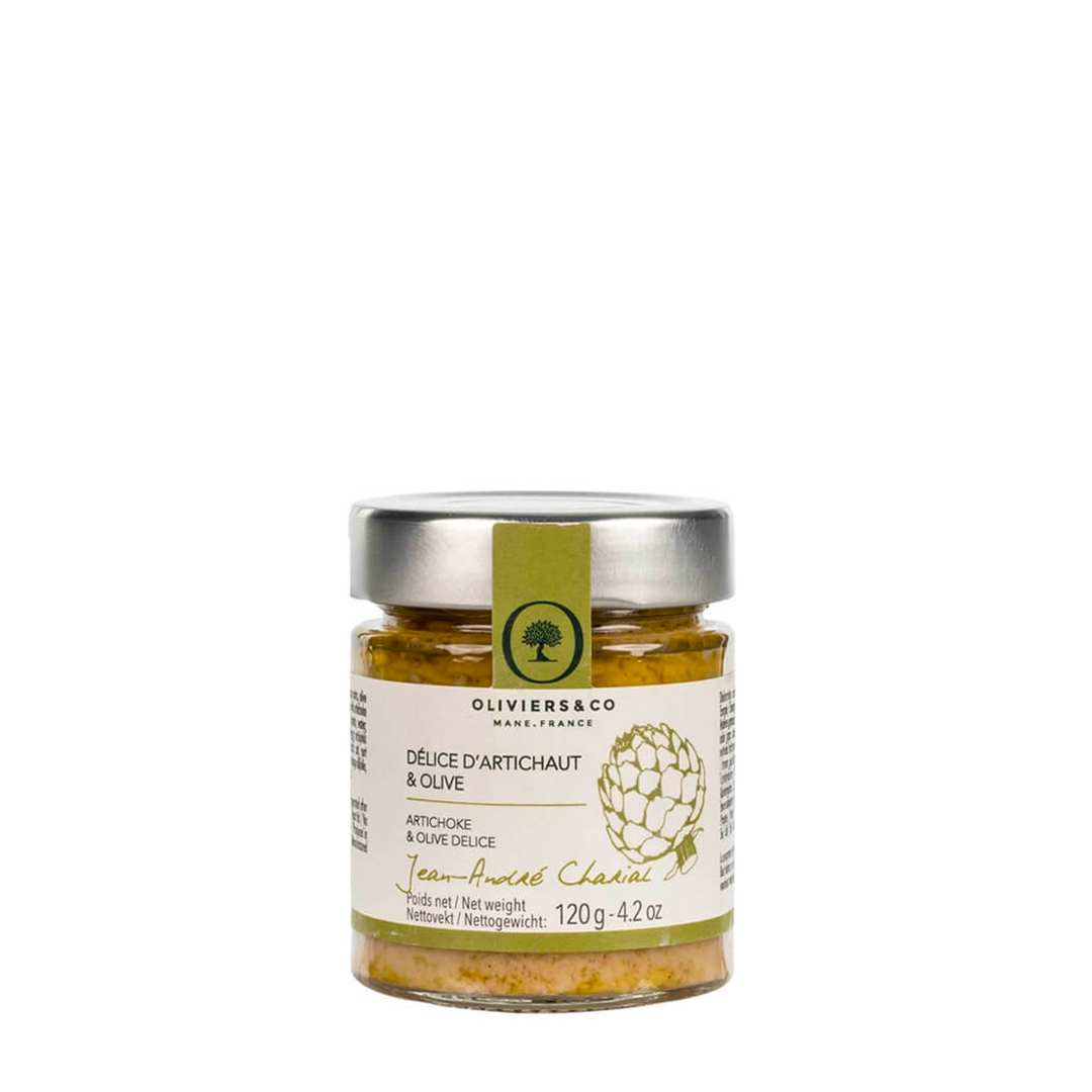 Oliviers & Co Tapenade d'Artichaut & Olive signé Jean André Charial 120 gr