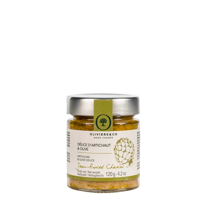 Oliviers & Co Tapenade d'Artichaut & Olive signé Jean André Charial 120 gr