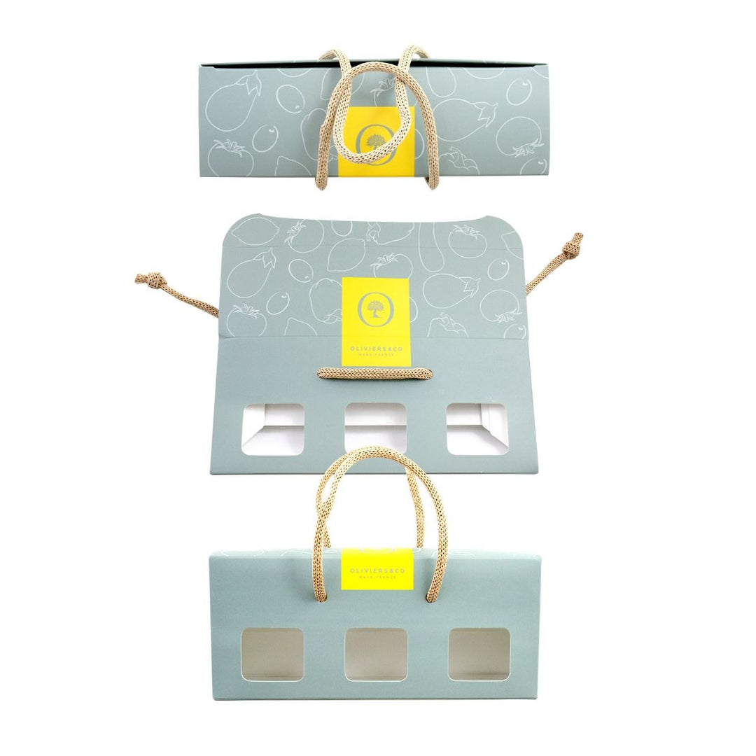 Oliviers & Co Boite vide pour un assortiment de trois tapenades 3 x 100 gr