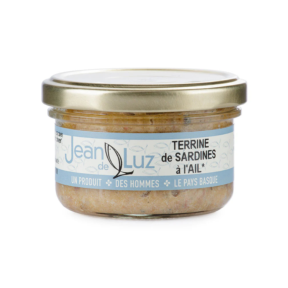 Jean de Luz Terrine de sardines à l'ail, 85 gr