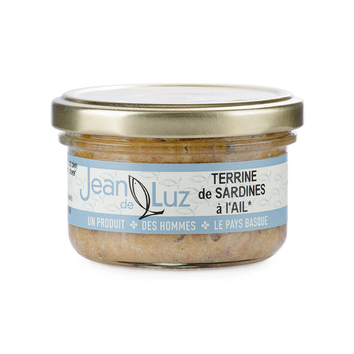 Jean de Luz Terrine de sardines à l'ail, 85 gr