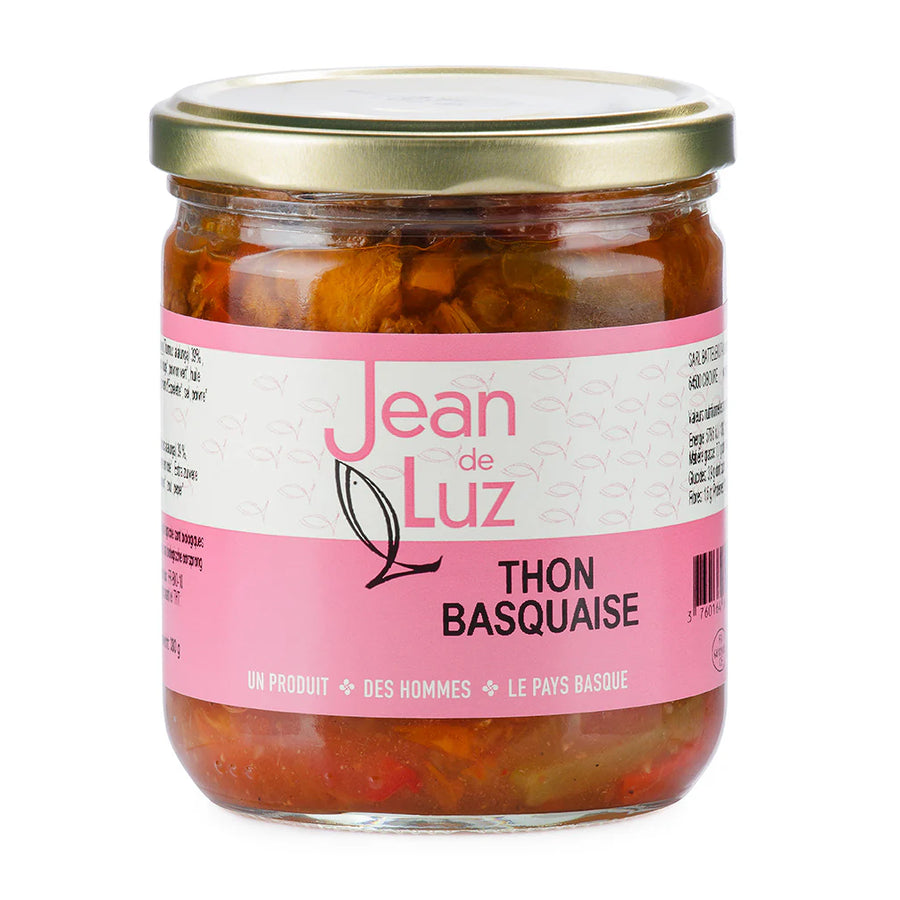 Jean de Luz Thon Basquaise aux légumes bio, 380 gr