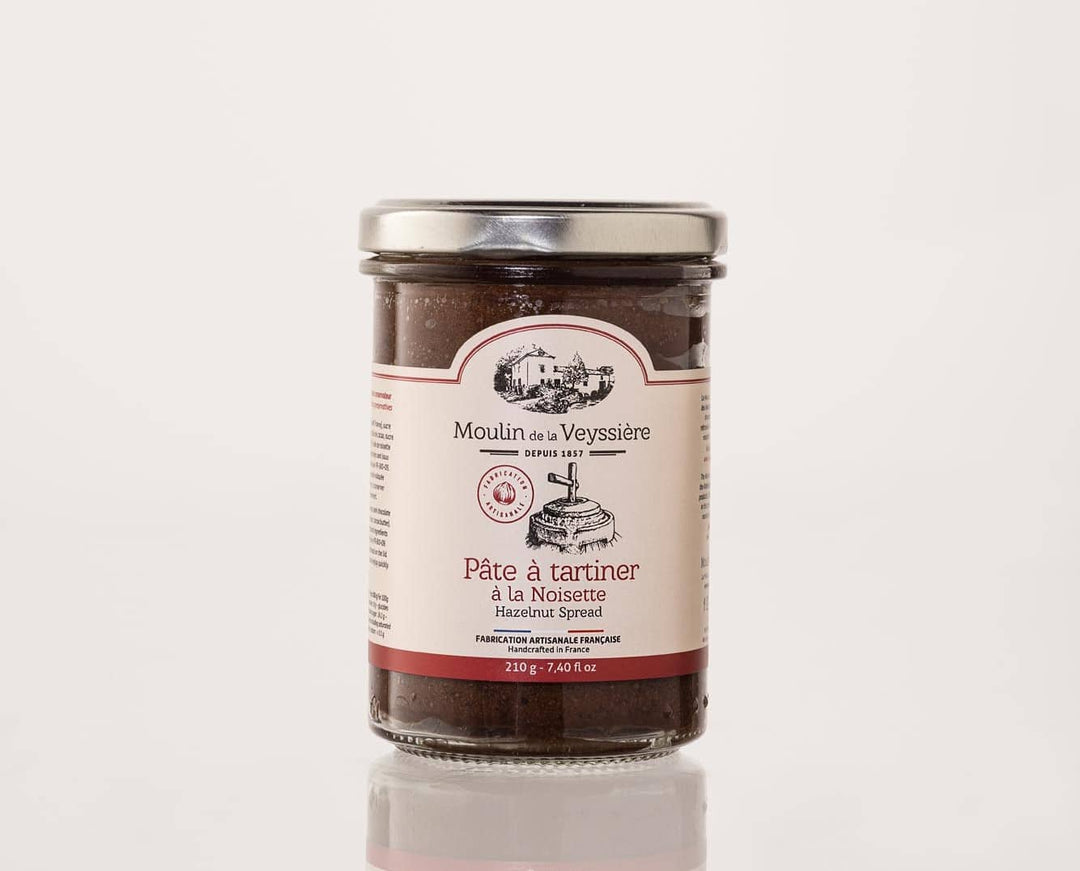 Pâte à tartiner à la noisette, Moulin de la Veyssière, 210 gr 