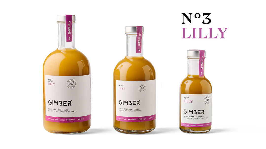 Gimber N3 Lilly Brut (concentré de gingembre a l'ananas et fruit de la passion) BIO, 20cl