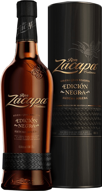 Ron Zacapa Centenario Edicion Negra Solera Gran Reserva 43 vol., 70 cl