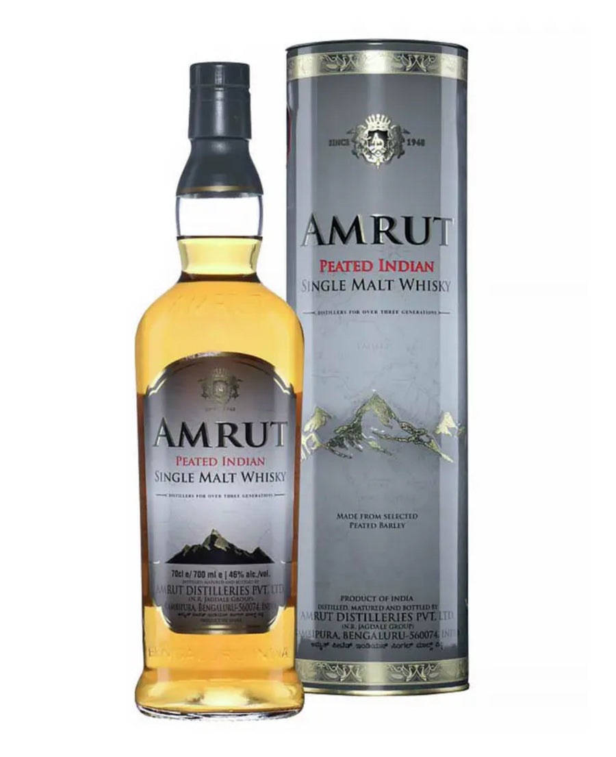 Amrut Peated Indian Single Malt Whisky 46% vol., 70 cl