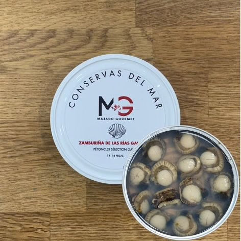 Zamburinas nature de Las Rias Gallegas - Petoncles nature - 14-18 pcs - 110 gr