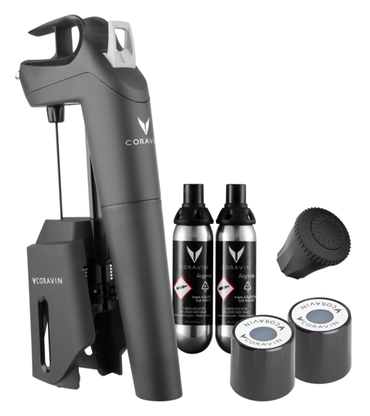 Coravin® Timeless™ Three+ système de préservation du vin - noir