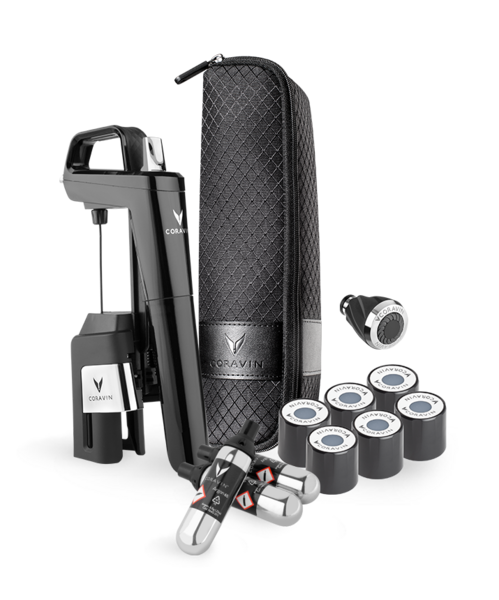 Coravin® Timeless™ Six+, système de préservation du vin, noir piano