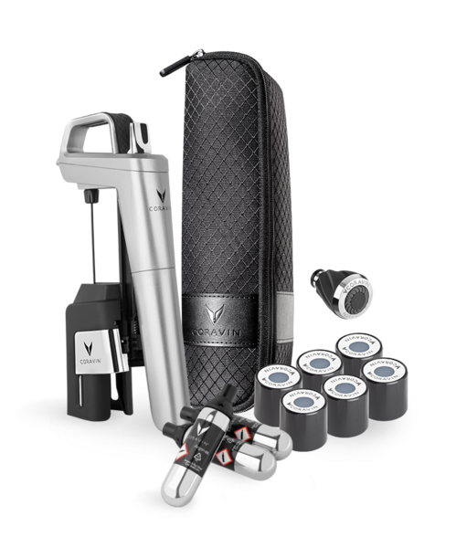 Coravin® Timeless™ Six+, système de préservation du vin, argenté
