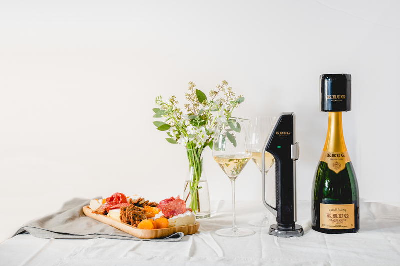 Coravin Sparkling® système de préservation des vins pétillants, noir/argenté