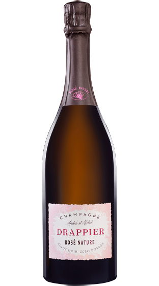 Champagne Drappier Rosé Brut Nature, 75 cl