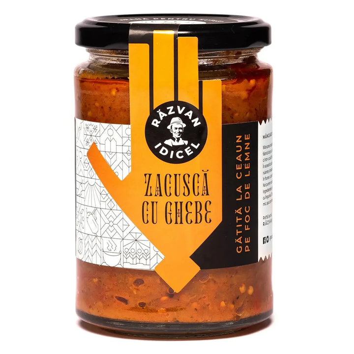 Răzvan Idicel Zacuscă aux cêpes au chaudron, 350 gr