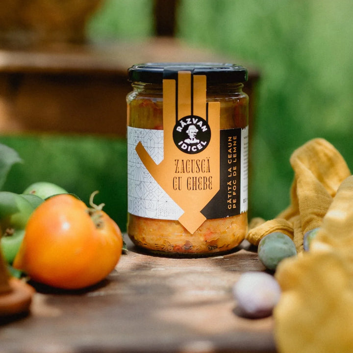 Răzvan Idicel Zacuscă aux cêpes au chaudron, 350 gr