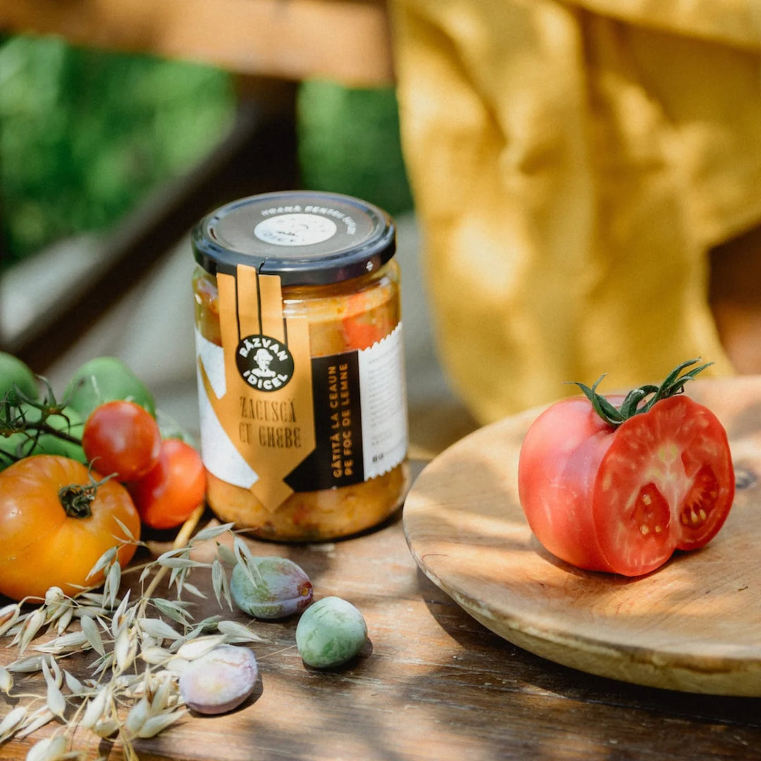 Răzvan Idicel Zacuscă aux cêpes au chaudron, 350 gr