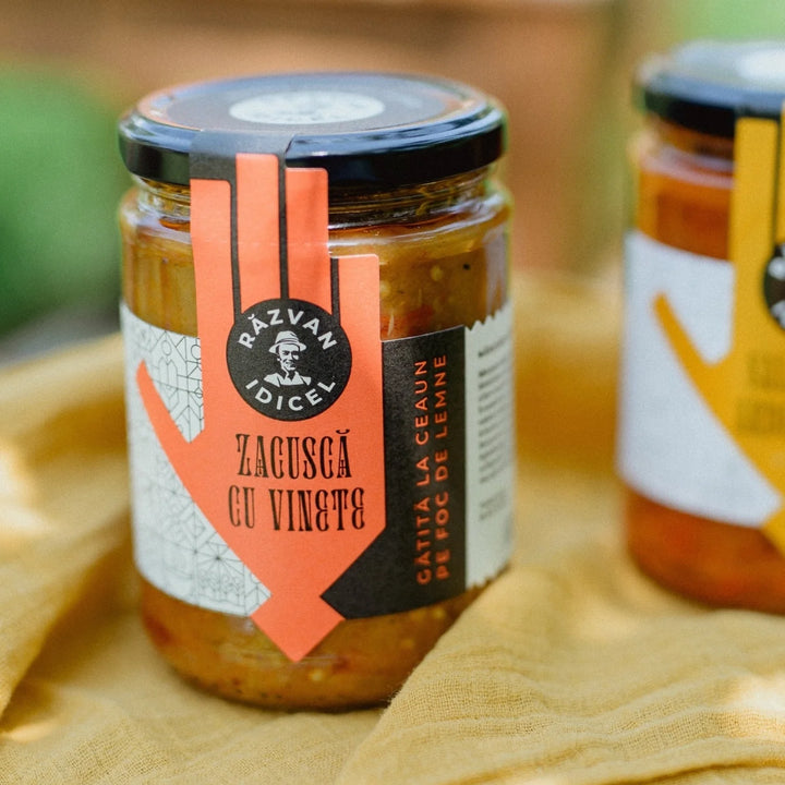 Răzvan Idicel Zacuscă d'aubergines au chaudron, 350 gr