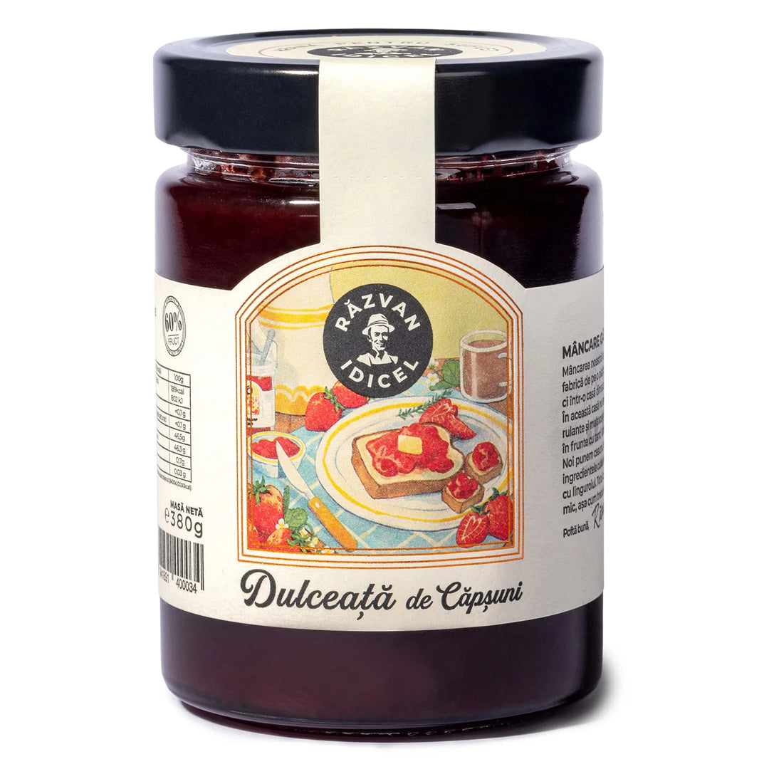 Răzvan Idicel Confiture de Fraises au chaudron, 350 gr