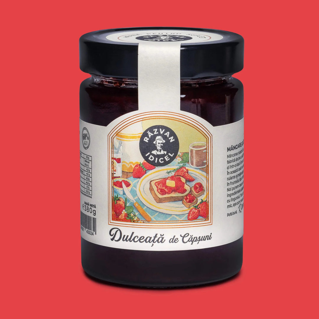Răzvan Idicel Confiture de Fraises au chaudron, 350 gr