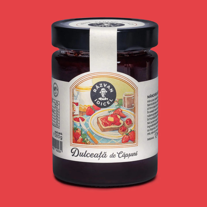 Răzvan Idicel Confiture de Fraises au chaudron, 350 gr