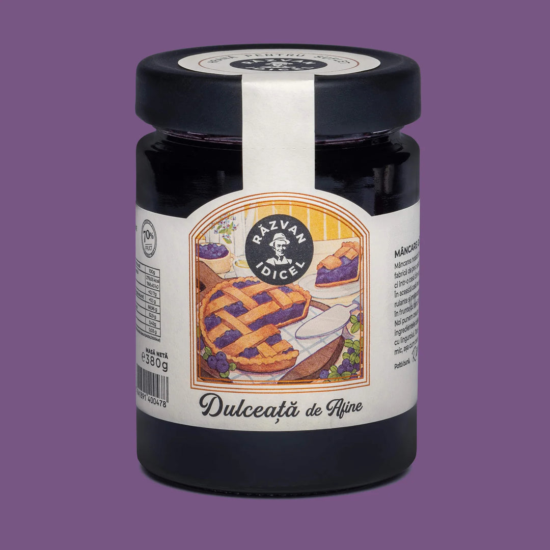 Răzvan Idicel Confiture de Myrtilles au chaudron, 350 gr