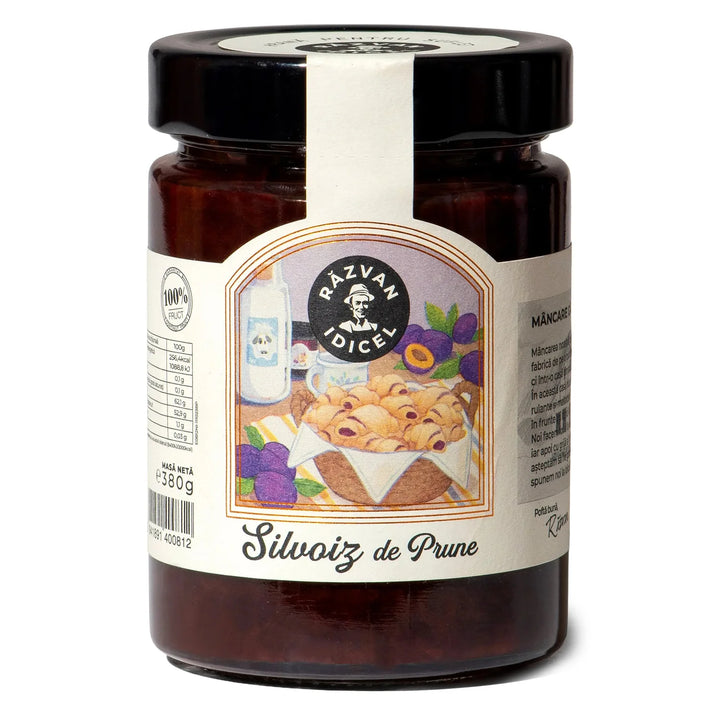 Răzvan Idicel "Silvoiz de prune" sans sucre, 350 gr