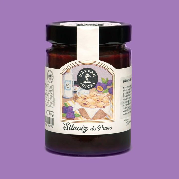 Răzvan Idicel "Silvoiz de prune" sans sucre, 350 gr