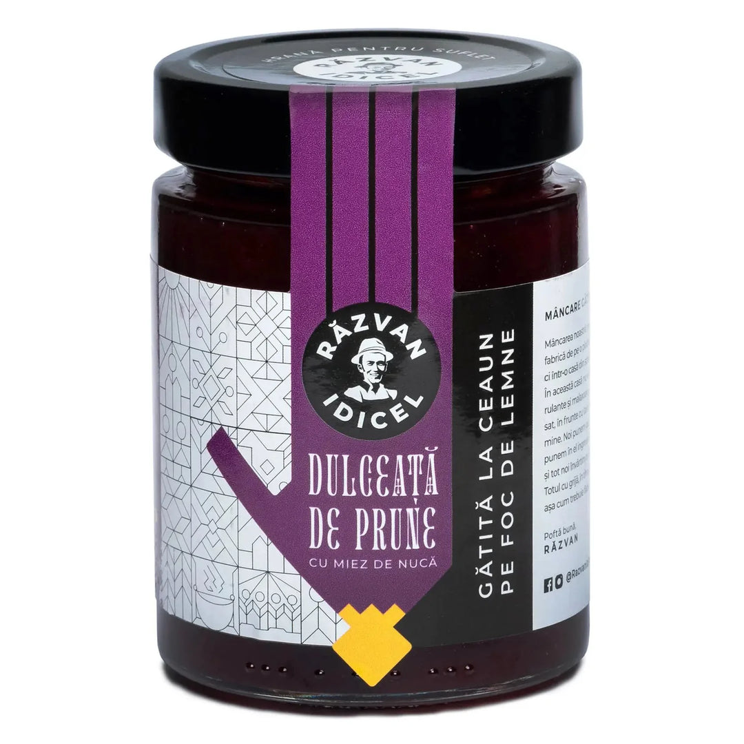 Răzvan Idicel Confiture de Prunes aux cerneaux de noix, 350 gr