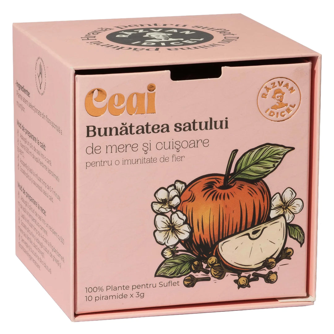 Razvan Idicel Infusion "La Générosité du Village", pommes et clous de girofle, 10 sachets x 2,5 gr