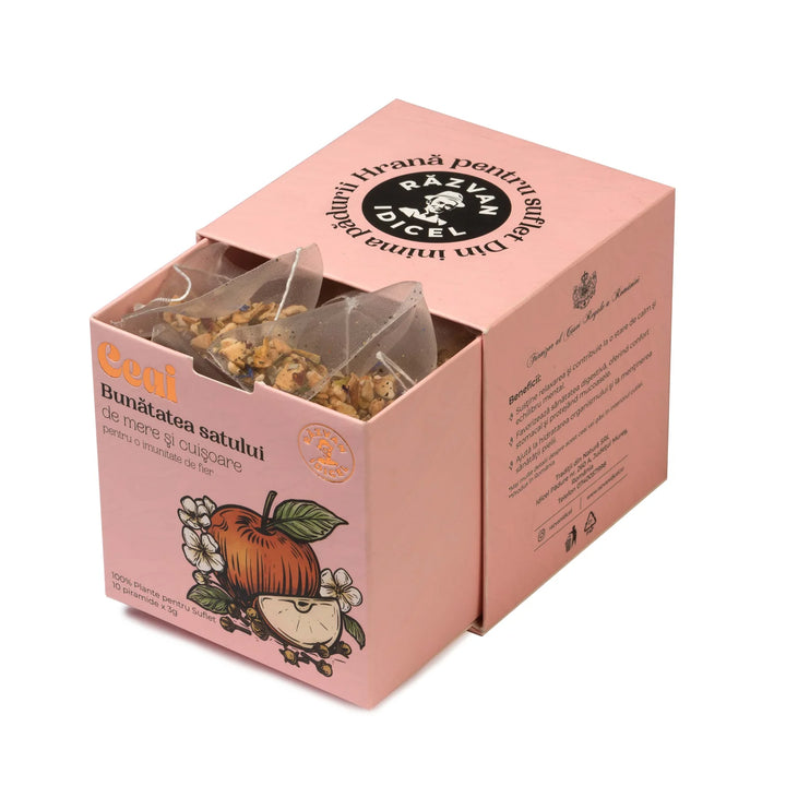 Razvan Idicel Infusion "La Générosité du Village", pommes et clous de girofle, 10 sachets x 2,5 gr