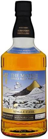 Kurayoshi The Matsui Mizunara Single Cask Single Malt Japaneese Whisky 48%, édition limitée, 70 cl
