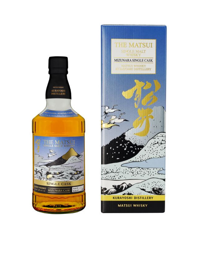 Kurayoshi The Matsui Mizunara Single Cask Single Malt Japaneese Whisky 48%, édition limitée, 70 cl