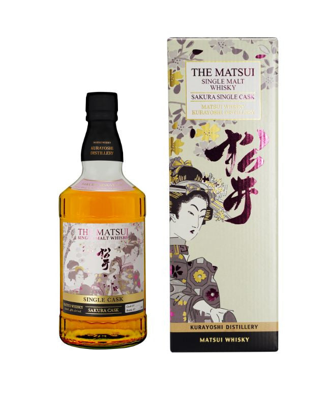Kurayoshi The Matsui Sakura Single Cask Single Malt Japanese Whisky 48%, édition limitée, 70 cl 
